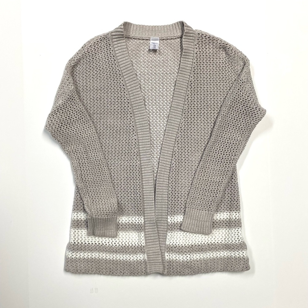 GapBody grey open weave cardigan